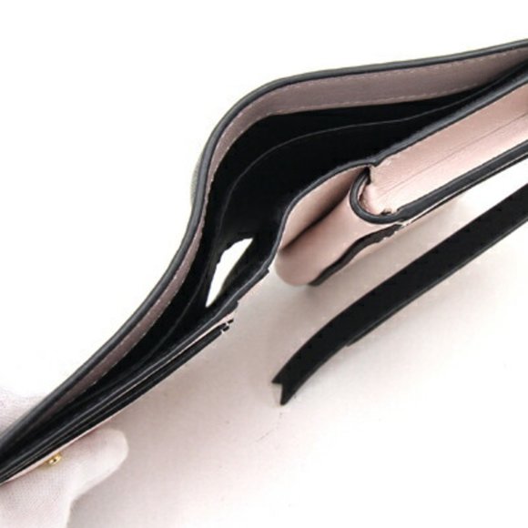 MARC JACOBS Bifold Wallet Star Compact M0013327-001 Black Leather Ladies - Picture 3 of 6